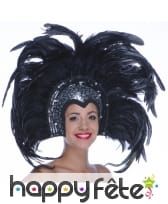Coiffe plumes et paillettes rio de janeiro