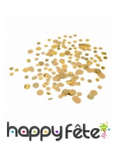 Confettis pailletés et dorés en papier kraft 30g, image 2