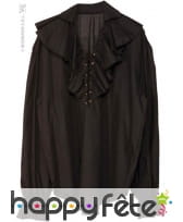 Chemise pirate homme noire