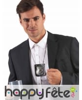 Collier pendentif insigne de police, image 1