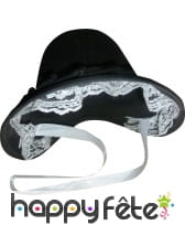 Chapeau pèlerins mayflower avec dentelle