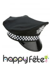 Casquette policier noire et blanche, image 2