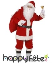 Costume père noël de qualité professionnelle