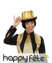 Cravate paillette or, image 2