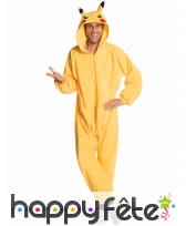 Combinaison Pikachu pour adulte