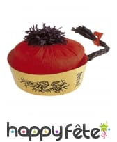 Chapeau rouge asiatique pour enfant