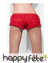 Culotte rouge avec froufrou de taille standard, image 1