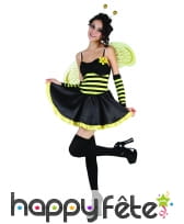 Costume rayé court d'abeille pour femme, image 3