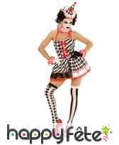 Costume robe courte de mime avec jupon, image 1