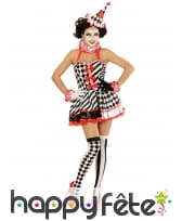 Costume robe courte de mime avec jupon