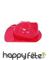 Casque rouge de pompier taille enfant, image 1