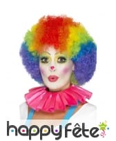 Collerette rose de clown