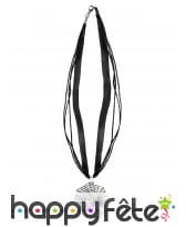 Collier ras de cou toile d'araignées en métal, image 1