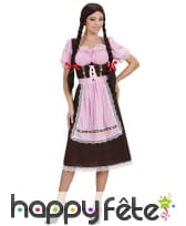 Costume robe de bavaroise avec tablier