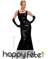 Costume robe de cocktail noir sexy