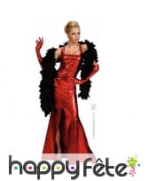 Costume robe de cocktail rouge