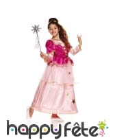 Costume robe de fée rose pour fillette