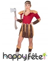 Costume robe de femme Viking