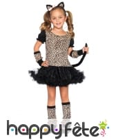 Costume robe de petit léopard pour fille