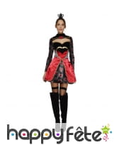 Costume robe de reine de coeur sexy