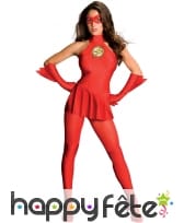 Costume rouge de Flash pour femme adulte