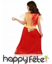 Costume rouge de petite Danseuse de Bollywood, image 2