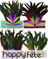 Couronne rio de janeiro à plumes