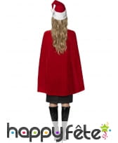 Cape rouge et blanche avec coiffe. Version luxe, image 1