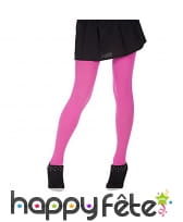 Collants rose fluo 60 deniers