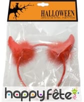 Cornes rouge marabout.