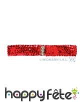 Ceinture rouge, pailletée, image 1