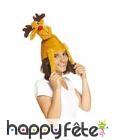 Chapeau renne pour adulte