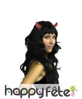 Cornes rouges sur barette