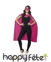 Cape rose taille adulte, image 1