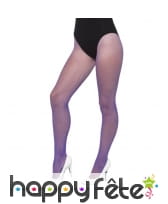 Collants résille violets