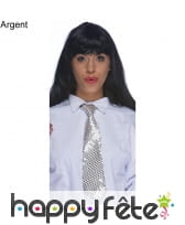 Cravate sequin, attache élastique, image 1