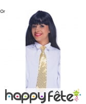 Cravate sequin, attache élastique, image 4