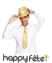 Cravate sequin, attache élastique, image 6