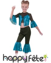 Costume starlette bleu enfant