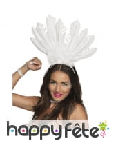 Coiffe samba de grande plumes, image 1