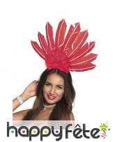Coiffe samba de grande plumes, image 5