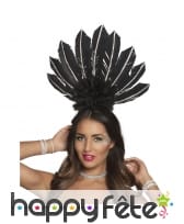 Coiffe samba de grande plumes, image 3