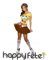 Costume sexy de femme Bob l'éponge carrée