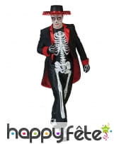 Costume squelette Dia de los muertos pour homme