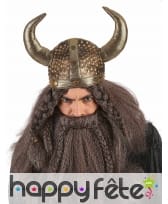 Casque souple et rembourré de Viking adulte, image 1