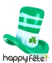 Chapeau Saint Patrick gonflable de 50cm