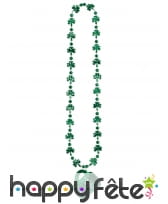 Collier St Patrick avec pendentif Chope de bière