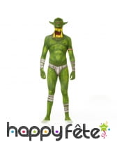 Costume seconde peau d'orc vert