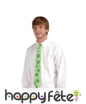 Cravate St Patrick avec trèfles