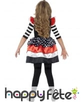 Costume Skull robe bouffante pour fillette, image 4
